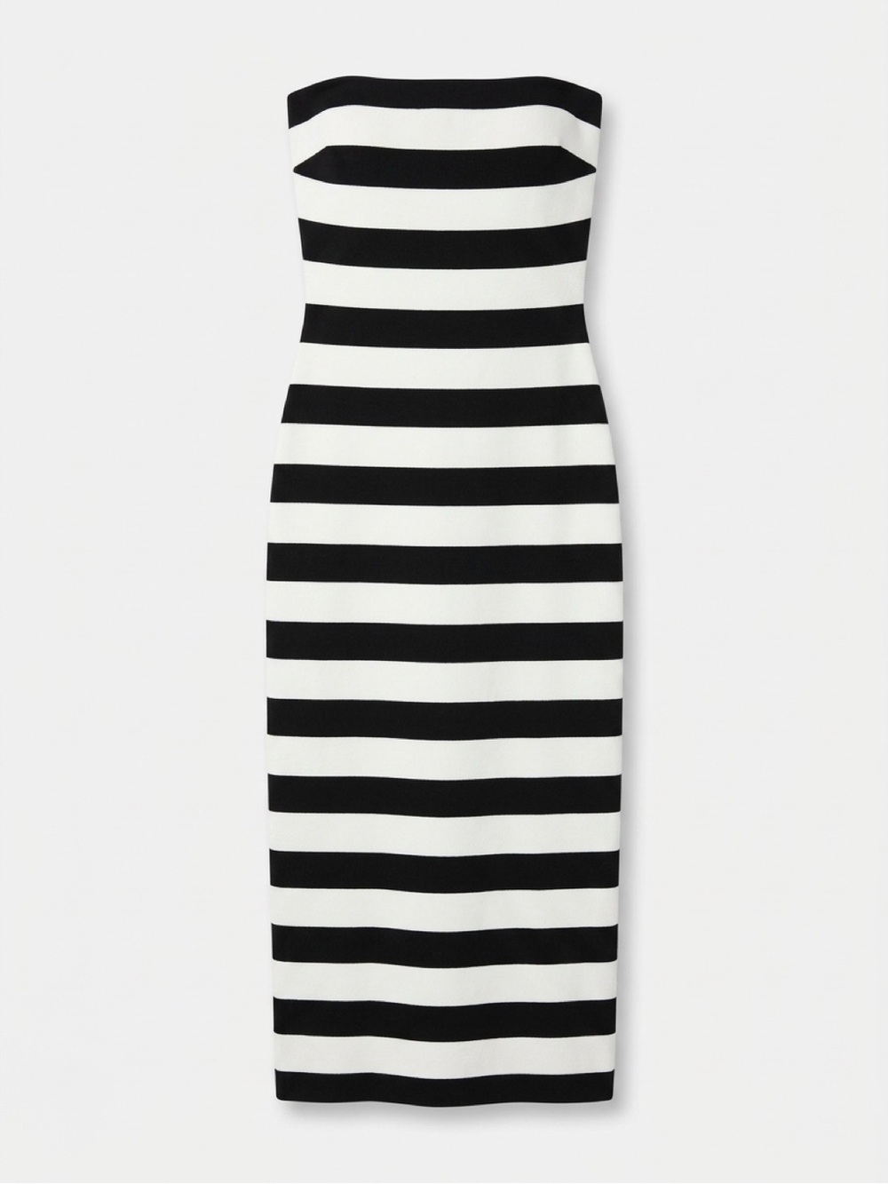 Abercrombie Strapless Black and White Striped sweater Dress NWTs